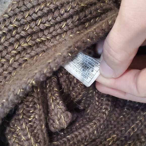 Ugg Classic Cardi 1876 Sweater Knit boots shoes 3 button sz 6 - Picture 14 of 15